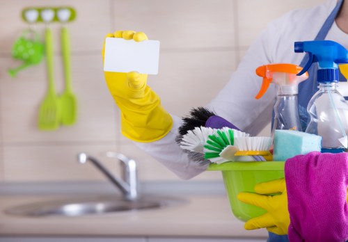 Professional cleaning of hardwood floors