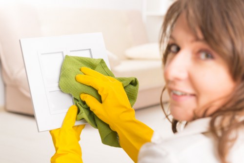 Cleaning process for a kitchen oven